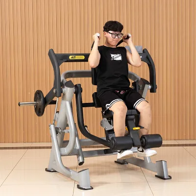 MS613 Abdominal Trainer Free Plate Loaded Abdominal Crunch Machine Professional Gym Fitness Equipment