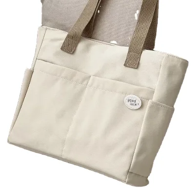 Ai-Mich Waterproof Zippered Tote Bag With Custom Initials Travel Essentials Storage Custom Gift