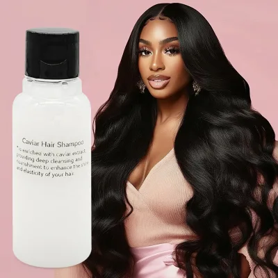 Free Sample High End Salon Grade Quality Caviar Shampoo Soft and Smoothing Nourishing Caviar Shampoo for All Hair Types