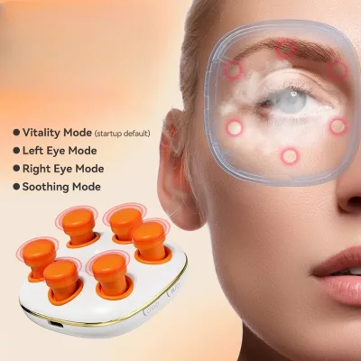 Handheld Nano Steam Eye Massager Eye Care Instrument Atomizing Point Acupressure Massager Relieve Fatigue Dark Circles