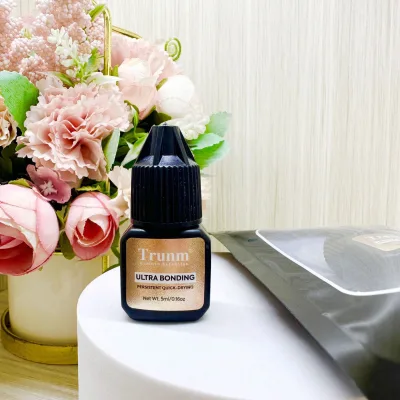 Eyelash Extension Glue for Lash Salon Use Fast Dry Irritation Bond Long Lasting Adhesive Ultra Hold Eyelash Glue 5ml Bottle