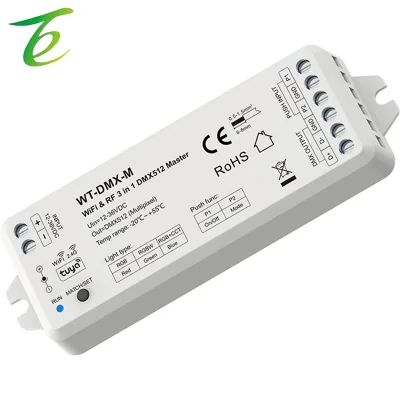 12-36VDC WiFi & RF 3-in-1 DMX512 main control WT-DMX-M