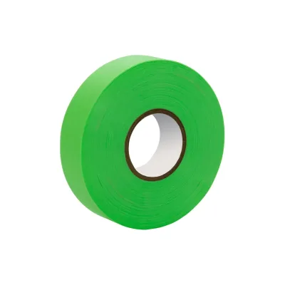 300'x 1-3/16"x 2Mil Non-adhesive Area Marking Dark Green Tie Flagging Tape