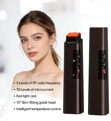 Professional At-Home SMAS Vibration Skincare Device with Microcurrent Technology for Face Lift Anti-Wrinkle Results Rechargeable