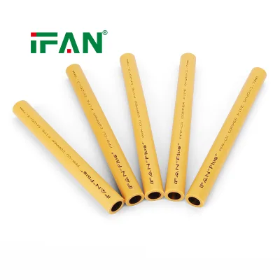 IFAN Online Shopping Free Samples Customized Color PPR Water Pipe Yellow PPR Copper Pipes for Residential Plumbing