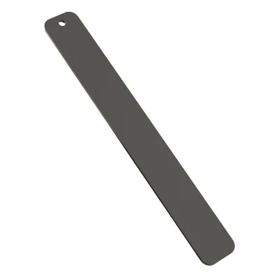 Stainless Steel Bookmark Blank Metal Bookmarks Sublimation Double Face Engraving Bookmark Metal Tag for Gift