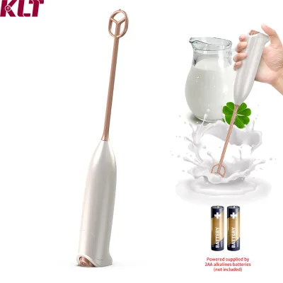 New Arrivals Battery Milk Frother Plastic Electric Stirrer Mixer Automatic Stirrer Custom Drink Stirrer
