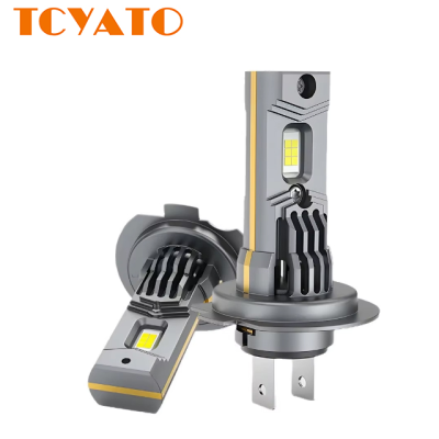 TCYATO Automotive Led Headlights: H7 Through-hole Type, H4 Integrated High and Low Beam High-brightness Headlights