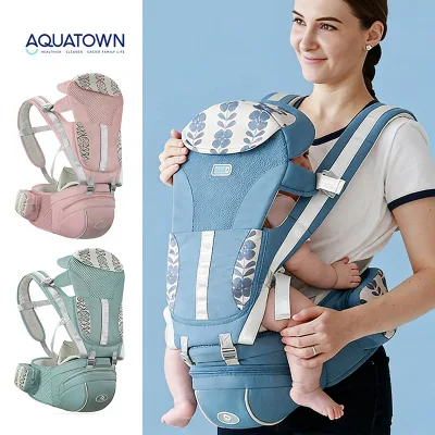 Wholesale Baby Carrier 0-36 Months Ergonomic Hip Seat Adjustable Cotton Mesh Baby Carrier for Travel