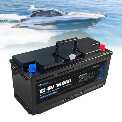 Marine Battery Quick Start Lifepo4 Maintenance Free 12v 160ah CCA1500 Marine Starting Battery