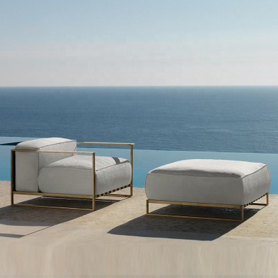 Modern Outdoor Gardens Sessions Metal Sofa Terraces Patio Furniture Aluminum Outdoor Furniture