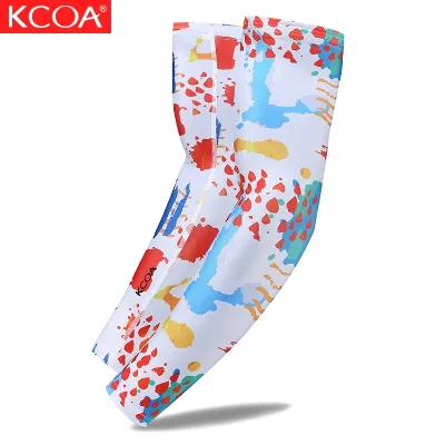 OEM Custom Sublimation Spandex Sport Uv Protection Compression Arm Warmer Hand Sleeves