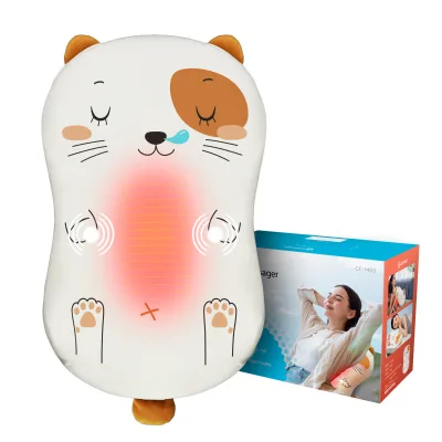 Comfier Memory Foam Cute Massage Pillow With Heat