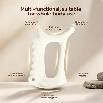Multi-Purpose Massage Tool for Deep Tissue Muscle Relaxation, Facial Tightening, Shoulder Neck Back Pain Relief, Portable
