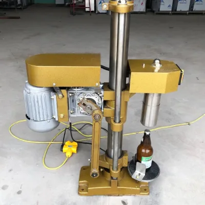 Wholesale Semi Automatic Manual Twist off Cap Capping Machine for Beverage Industry with Aluminum Screw Caps
