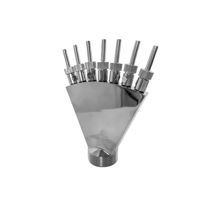 New Design Stainless Steel Double Direction Garden Fountain Nozzle Water Jet Spray Pool Tool & Accessory