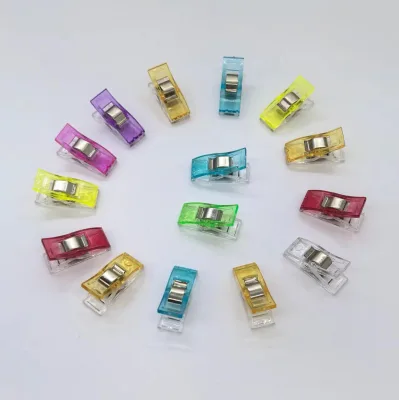 Colorful Plastic Sewing Clip Small Fixed Positioning Cross-Border Hot Sale Needlework Accessory for Patchwork & Edge Ax