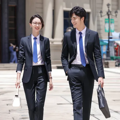 Factory Sale Men British Business Casual Three-Piece Suit Large Size Hotel Office Work Shirt