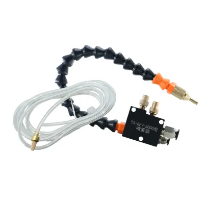Metal Processing Cooling Pipe Mist Lubrication Sprayer with Adjustable Air/Liquid Flow for CNC Milling Machine Tool Equipment