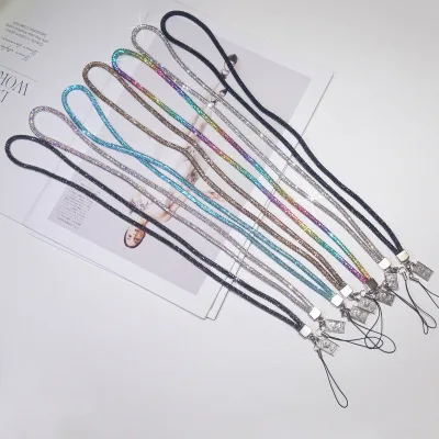 New product 2026 Diamond Cell Phone Lanyard Luxury Bling Keychain Wallet Strap Rhinestone Shoulder Crystal Bead Mobile Phone Chain Bag Strap