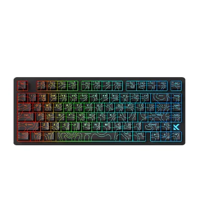 MCHOSE Jet 75 Hall Effect Magnetic Switch Gaming Keyboard 75% Layout 80 Keys Wired Rgb Keyboard Music Rhythm 2.0 8k Polling Rate