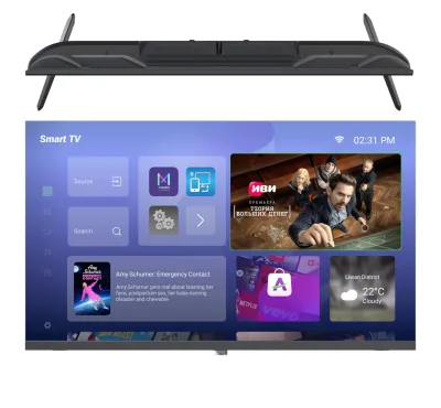 Large Screen Tv Smart 65 75 85 100 Inch 4K Smart TV QLED LCD Display OEM Support