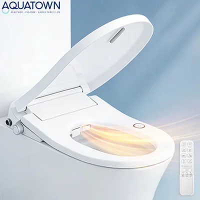 U Shape Ultra Slim Smart Toilet Seat Premium Version Auto Washing Cover Lid Intelligent Heated Toilet Seat With Remote