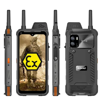 Cheapest Factory 6.3'' 8+256GB Android 12 NFC 2D Scanner Satellite Phones Explostion-proof ATEX Smart Phone with google Service