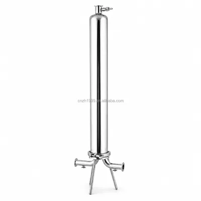 Stainless Steel Sanitary Cartridge Filter Housing Microporous Liquid Filter for Water Beverage Filtration