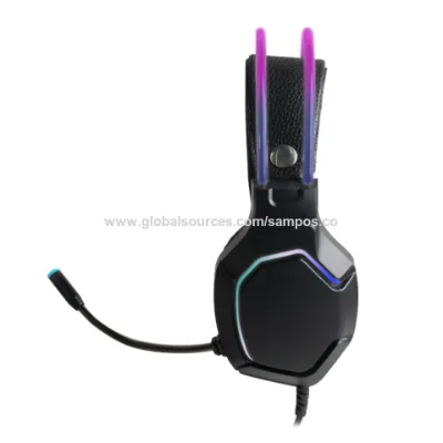 High Quality Professional Surround sound gaming headset for computer wired headsets with mic light headphone gamer headphones