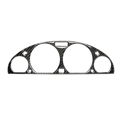 Carbon Fibre Interior Dashboard Trim Frame Dashboard Cover Sticker Trim Suitable for BMW E46 M3