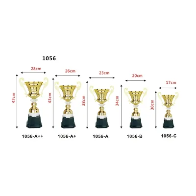 Big Trophy Cup Football Luxury Soccer Trophy Cup and Medals Manufacture of Medals and Trophies Award