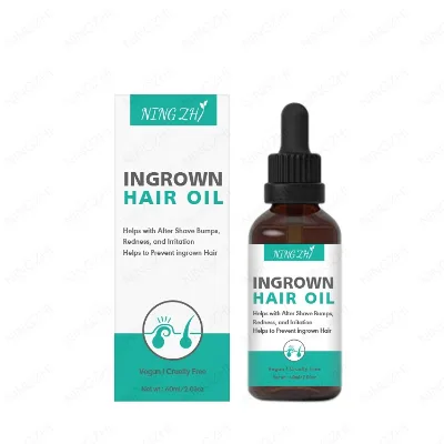In Stock Manufacturer Wholesale Heals Ingrown Hair Acne Blemishes Razor Bumps Ingrown Hair Oil