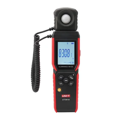 Original UNI-T UT381A Illuminance Meter a Safe and Reliable Digital Light Meter with a Wide Measurement Range