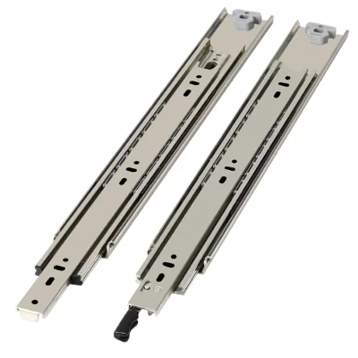 51mm Width Locking Drawer Slides Guide Rails Heavy Duty Locking Drawer Slides for Cargo Boxes