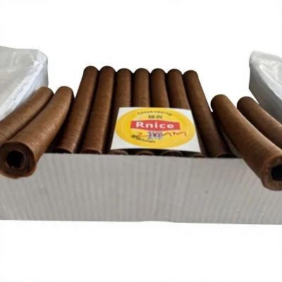 Rnice Dried Collagen Casing Chocolate Brown 21mm for Smoking Non-Transferable