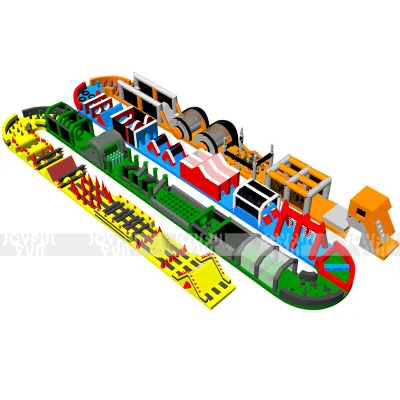 Factory Wholesale Joyful Fun Highly Reinforced Adult Inflatable Obstacle Course