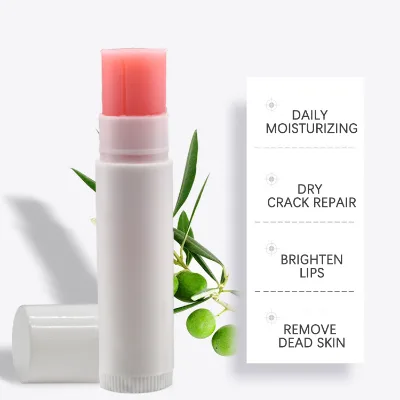 Custom logo 6 Colors Dilute Lip Line and Repair Chapped Lips Stick Exfoliating Repair Magic Lip Balm