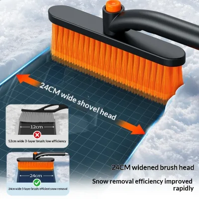 Universal Scalable Detachable Snow Brush Shovel and Ice Scrapers for Car Windshield Snow Removal