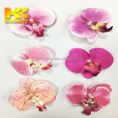Hyper-Realistic Butterfly Orchids (Plastic Film) Decoration Perfect for Event Adornment and Sandal Shoe Decoration