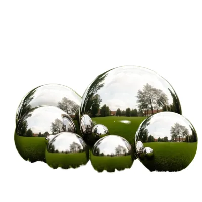 Garden Decoration Sculpture Metal Ball Decorative Stainless Steel Ball Big Mirror Balls Ornament