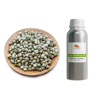 Wholesale Cosmetic Grade 100% Pure Natural  Hemp Seed Oil Hemp Oil Massage Essential Oil for Hair Skin Care Massage