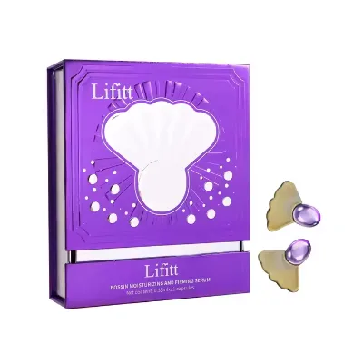 LIFITT Deeply Nourishing Moisturizing Firming Collagen Face Vitamin C Rich Liquid Oil Skin Capsule Essence for Facial Whitening