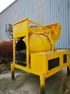 Large Capacity Drum Mixer Low Noise Concrete Blending Equipment for Road Engineering