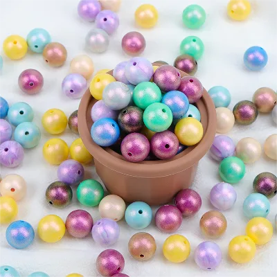 2023 New Product High Quality Silicone Teething Beads Bulk Fashion Diy Beads Kids Silicone Oil Beads From Bangxing