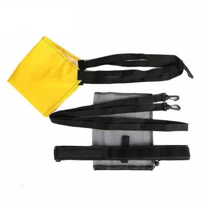 Adjustable Swim Training Belts,Swim Resistance Bands Parachute for  for Adult Kids Leash Mesh  Safety Swimming Pool Tools