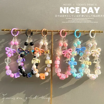 Letter Beads for Jewelry Making Acrylic Alphabet Spacer Beads for Phone Charm Keychain Bag Accessory Bulk Wholesale for Gifts