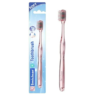 Hanger PVC BOX Packing Crystal Handle Adult Toothbrush