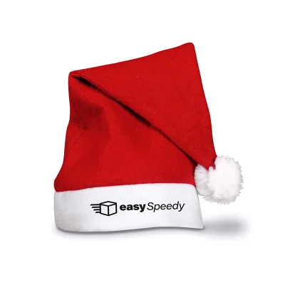 Custom Christmas Hat Cap Printing Your Business Logo Wholesale Promotional Winter Santa Hats for Staff Party