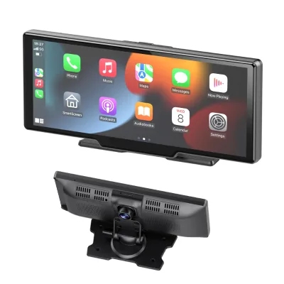 Aoedi Dash Cam 4k 10.26 Inch Touch Screen Carplay Android Auto Mirror Reverse View Video Recorder With 1 Year Warranty